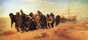 Ilya Repin Boat tracker France oil painting artist